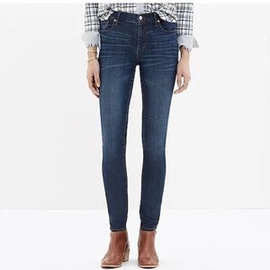 ⭐️Madewell Blue Skinny Jeans High-Rise Stretch
